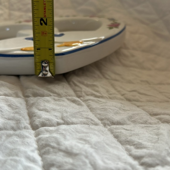 Portuguese Handpainted Glazed Ceramic Heart - Picture 11 of 12